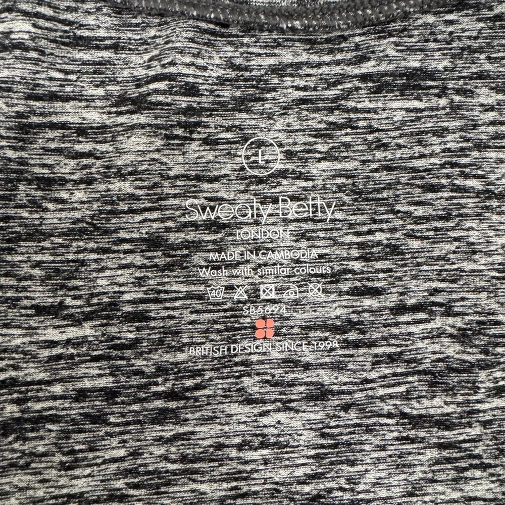 Sweaty Betty Gary Gray Sleeveless Jumpsuit Size L - Picture 2 of 5
